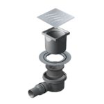 Σιφόνι δαπέδου CONFLUO TIDE DRY 100mm KARAG - Image 2