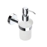 Δοχείο υγρού σαπουνιού γυάλινο χρωμέ UNO KARAG