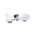 Ποτηροθήκη & σαπουνοθήκη γυάλινη UNO KARAG