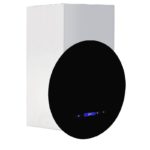 Επίτοιχη καμινάδα κουζίνας με μαύρο κρύσταλλο ARIOSTEA 330w KARAG