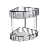 Γωνιακό καλάθι σχαρωτό διπλό RETI 21x21x33cm KARAG