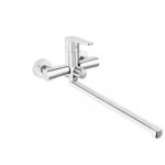 Μπαταρία νιπτήρος εντοιχισμού μεγάλη με διακόπτη ντους ALGEO FERRO