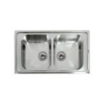 Νεροχύτης κουζίνας διπλός BL 887 KARAG