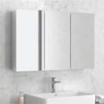 Ερμάριο αλουμινίου με τρείς πόρτες καθρέπτη ECONOMY 120x60x14,5cm KARAG