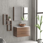 Έπιπλο βάσης με δύο συρτάρια & solid επιφάνεια ELSA KARAG - Image 2