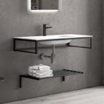 Έπιπλο βάσης πετσετών inox ILION KARAG