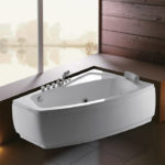 Μπανιέρα γωνιακή με σύστημα υδρομασάζ VESTA KARAG