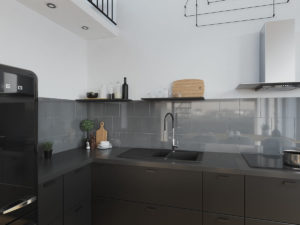 Μπαταρία κουζίνας με αποσπώμενο ντους LIBRETTO FERRO - Image 2