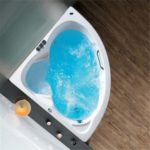 Μπανιέρα γωνιακή με δυνατότητα υδρομασάζ MYKONOS KARAG - Image 2