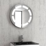 Καθρέπτης με κρυφό φωτισμό LED & ντουλάπι KARAG