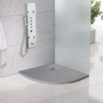 Ντουζιέρα ημικυκλική υψηλής αντοχής PIETRA KARAG