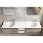 Νιπτήρας επίπλου διπλός SPACE KARAG