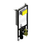 Καζανάκι εντοιχισμού γυψοσανίδας για αναρτώμενες λεκάνες KARAG