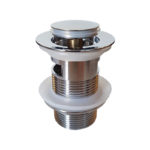 Βαλβίδα νιπτήρος με υπερχείλιση και χρωμέ καπάκι PRAXIS