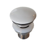 Βαλβίδα νιπτήρος με υπερχείλιση και καπάκι πορσελάνης PRAXIS - Image 2