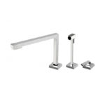 Μπαταρία κουζίνας ανακλινόμενη με ξεχωριστό αποσπώμενο ντους FUSION PLUS ELLECI