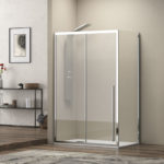 Καμπίνα ορθογώνια με σταθερό κρύσταλλο ELYSIUM 400 KARAG