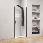 Καμπίνα τοίχο σε τοίχο NERO PIVOT PORTA KARAG - Image 2