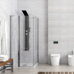 Καμπίνα ορθογώνια με σταθερό κρύσταλλο PANEX 500 KARAG