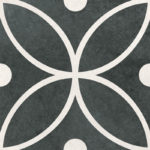 Πλακάκι RETRO Flor Black KARAG