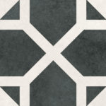 Πλακάκι RETRO Geo Black KARAG