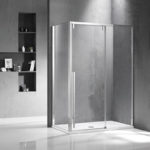 Καμπίνα ορθογώνια με σταθερό κρύσταλλο SANTORINI 500 KARAG